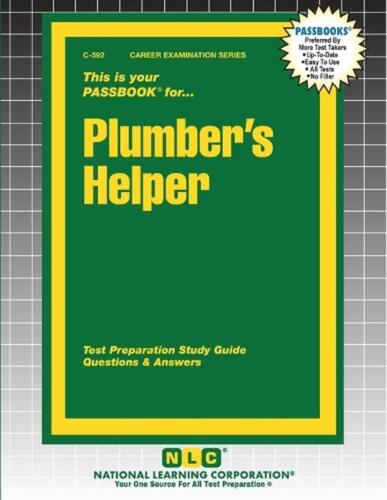 Plumber’s Helper by Passbooks Paperback Book