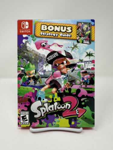 Splatoon 2 Starter Pack for Nintendo Switch w/ Strategy Guide – NEW/SEALED