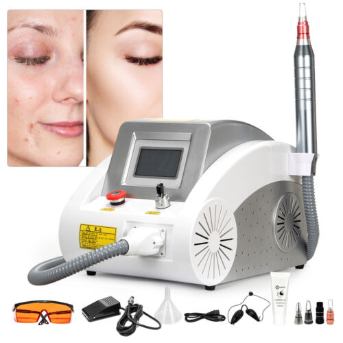 Q Switched ND Yag Laser Tattoo Removal Machine Eyebrow Pigment Freckle Removal