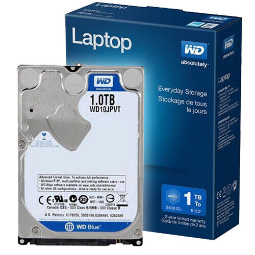 NEW 1TB Hard Drive – Windows 10 Home 64 Loaded for HP ProBook 6560b