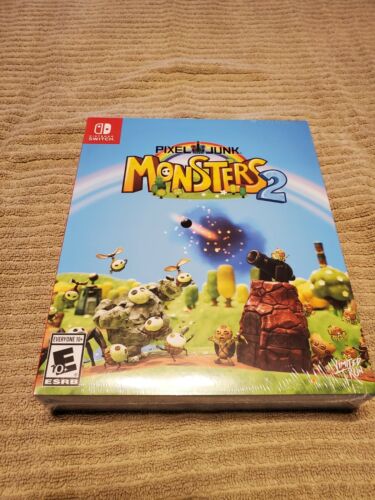 Pixel Junk Monsters 2 Collector Edition Limited Run Games (Nintendo Switch) NEW