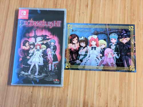 Nintendo Switch Deathsmiles I & II 1 2 Strictly Limited Run Games w/ Postcard!