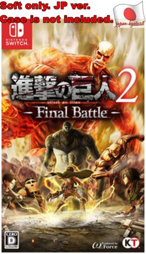 Nintendo Switch JP ver USED SOFT ONLY Attack on Titan 2 -final Battle-