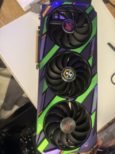 RARE! ASUS EVANGELION RTX 3090 OC GPU Video Card 24GB ROG-STRIX-RTX3090-O24G-EVA