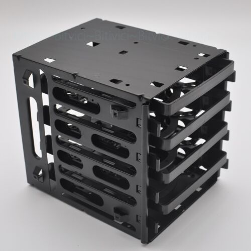 5.25″ to 4x 3.5″ SATA SAS Hard Drive HDD Cage Rack Tray Caddy CD-ROM Bay Slot