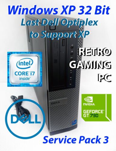 Windows XP GAMER – Dell OptiPlex 7010- i7, MAX Ram, NEW 1TB SSD, Nvidia GT730 XP