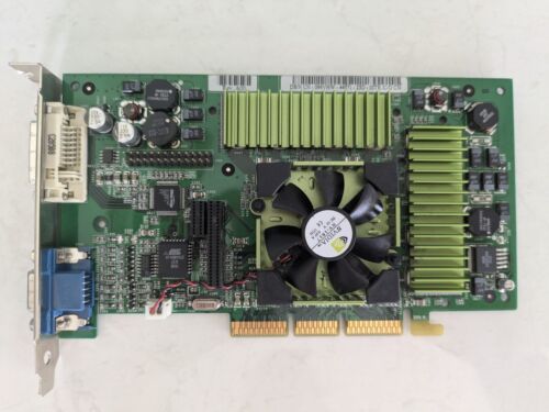 Rare Vintage NVIDIA Quadro2 Pro 64mb DDR VGA/DVI AGP Like GEFORCE2 ULTRA