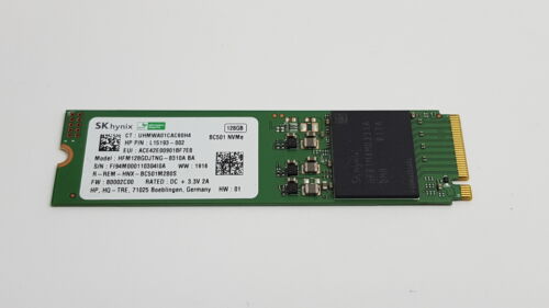 SK Hynix BC501 HFM128GDJTNG-8310A 128 GB NVMe 80mm Solid State Drive