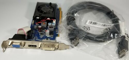 Pegatron Nvidia 310 GT 512MB PCIe HDMI Cable DVI VGA Video Card Windows 10 Full