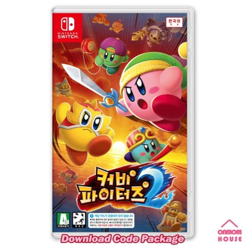 Nintendo Switch Kirby Fighters 2 Korean Package