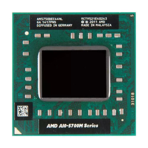 AMD A10-5750M CPU A10-Series Quad-Core 2.5GHz 4M Socket FS1 Processor