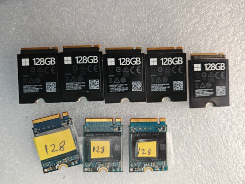 8X 128GB NVMe M.2 PCIe 2230 SSD 0X3K2X X3K2X