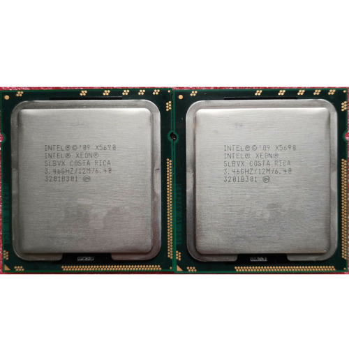 Intel Xeon X5690 3.46GHz 12MB 6-Core 6.40GT/s LGA1366 SLBVX CPU Processor