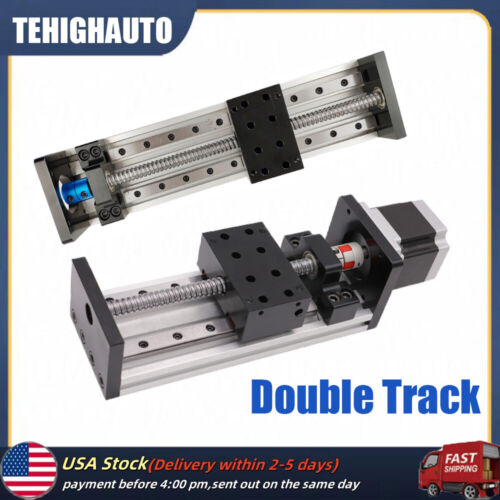 Linear Stage Actuator XYZ Axis Electric Slide Table Ballscrew Module 80mm Width