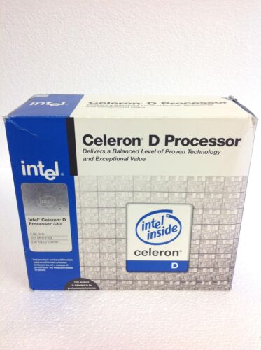 New Intel Celeron D330 Bx0546re2667csl7nv 2.66Ghz Sl7NV