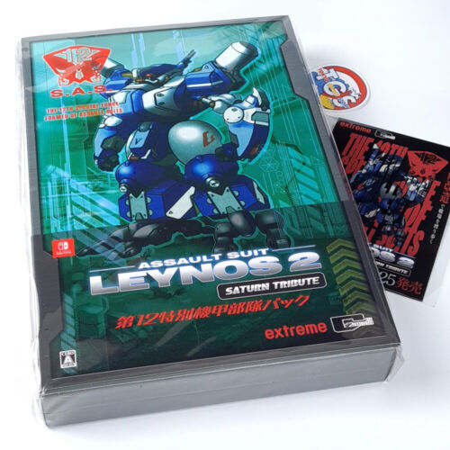 Assault Suit Leynos 2 Saturn Tribute Limited Edition Switch Japan New(Shmup/Shoo