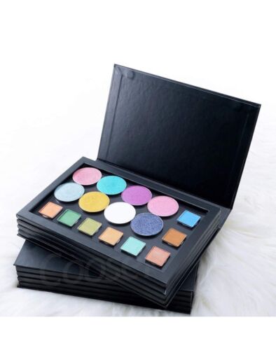 4-Layer Book Shaped Magnetic Eyeshadow Palette Empty Makeup Storage Box