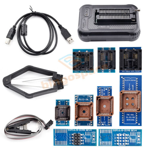 T48 TL866-3G High-speed Programmer EPROM/MCU/SPI/Nor/NAND Flash/EMMC/ IC US