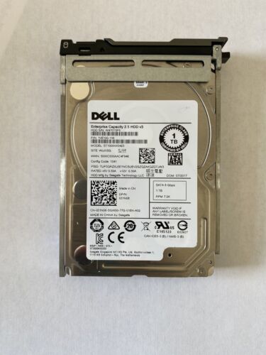 Dell Seagate 031N08 1TB HDD 7.2K RPM 2.5″ SATA Model: ST1000NX0423 DP/N: 31N08