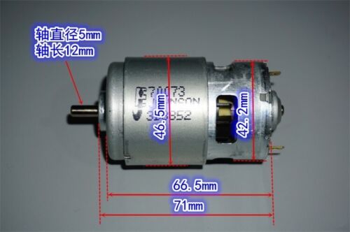 MABUCHI RF-500TB-14415 DC 5V 6V 3700RPM Mini 32mm Round Spindle Motor VCR CD DVD