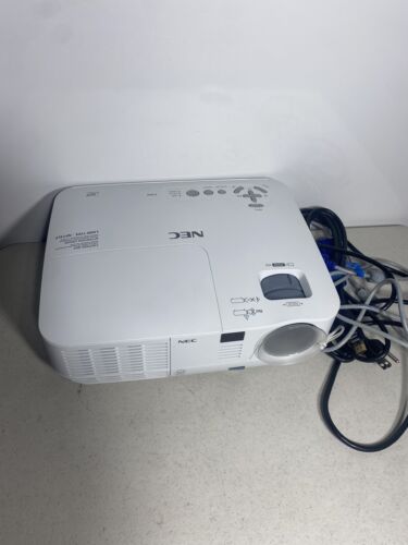 NEC NP-V260 SVGA Projector – Good Condition, Very Lower Hours Lamp, No Remote