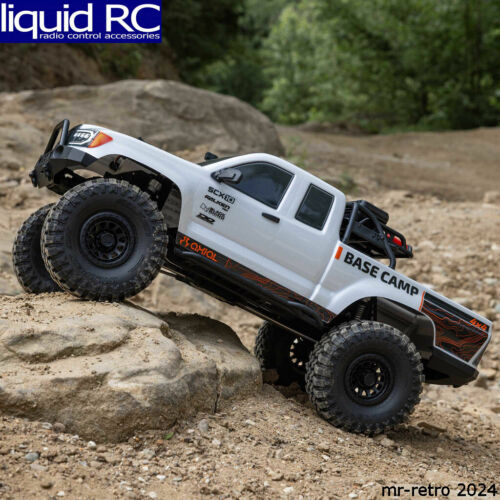 Axial Racing -1375T1 1/10 SCX10 III Base Camp 4X4 Rock Crawler Brushed RTR White