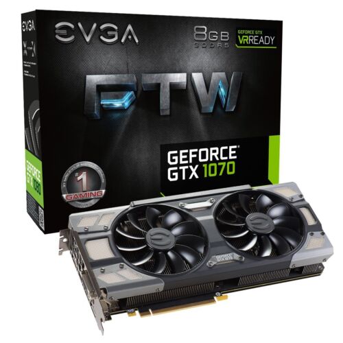 EVGA GeForce GTX 1070 FTW GAMING ACX 3.0, 8GB GDDR5, , 10CM FAN,  08G-P4-6276-KR