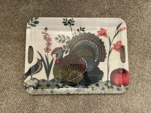 John Derian for Target Turkey Tray Thanksgiving Fall Melamine Serving Platter