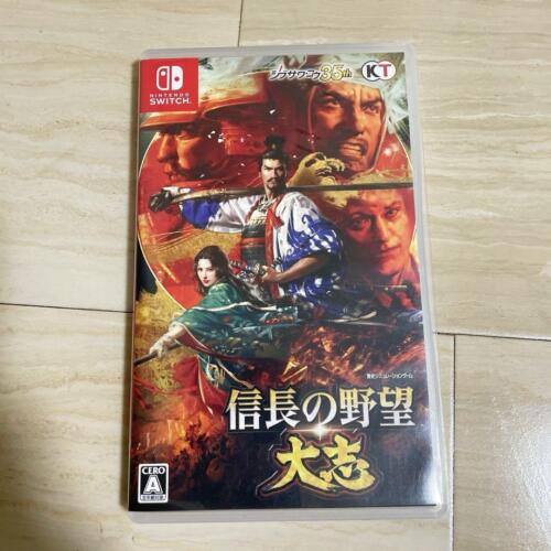 Nobunaga’s Ambition Nintendo Switch Koei Tecmo Simulation Game with Case Japan 6