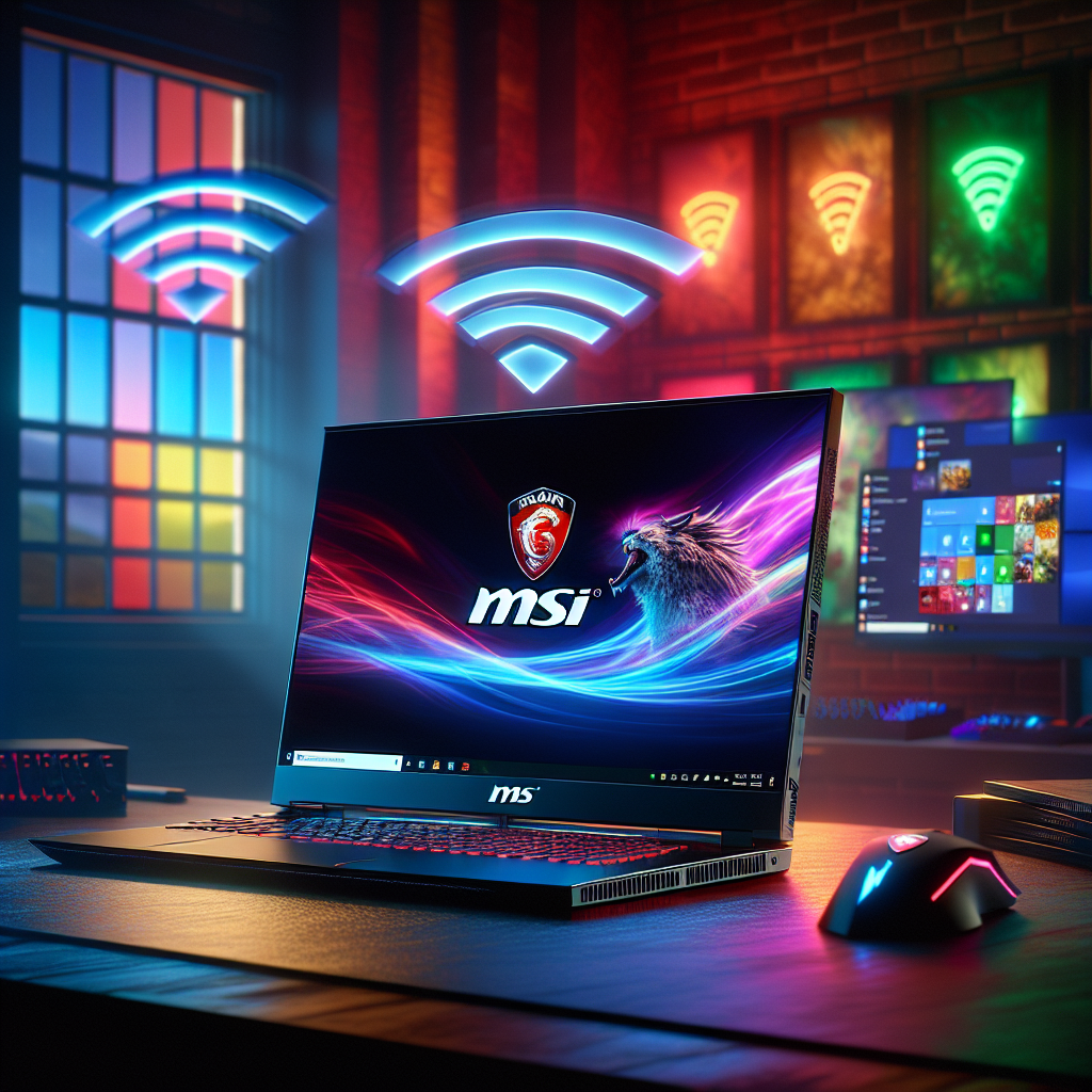 Experience Seamless Connectivity with WiFi Ready Windows 11 Home on the MSI Katana A17 AI Gaming Laptop