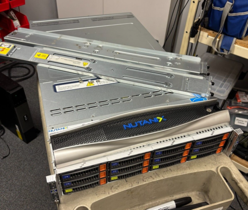 Nutanix 4-Node 8x Silver 1TB RAM 4×1.92TB SSD 8x6TB NX-1065-G6 NX-1365-G6-4114