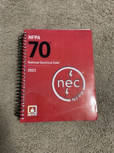 NFPA 70 NEC 2023 National Electrical Code (Spiral) -NEW