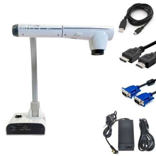 Elmo TT-12id Digital Interactive Document Visual Presenter Camera w/Accessories