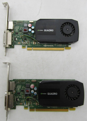 LOT OF 2 Nvidia Quadro K420 2GB DDR3 Dual-Link DVI-I DisplayPort Graphics Card