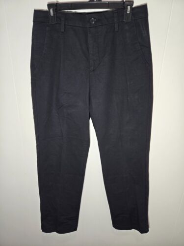 NWT Dockers Flat Front Workday Khaki Pants 31 x 30 Smart 360 Flex Straight Black