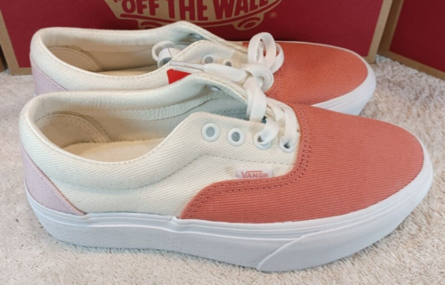 Vans Men’s 4/Women’s 5.5 Era Platform Corduroy Pastel White  VN0A3WLU9MK