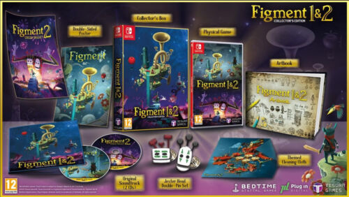 Figment 1 & 2 Collector’s Edition Switch EU Game In JP-EN-ES-FR-DE-IT-PT-RU-KR-C