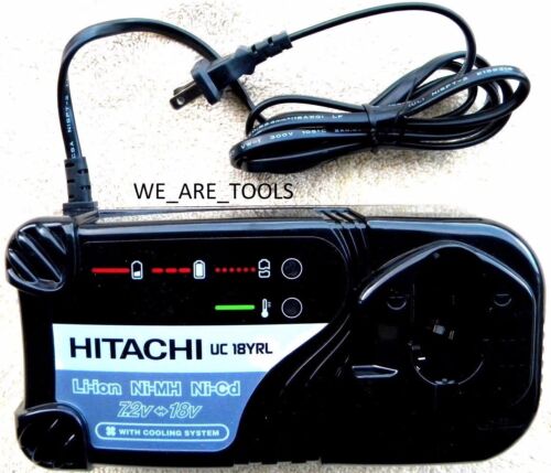 New GENUINE Hitachi UC18YRL 18V Battery Charger 4 EBM1830 EBM1815 18 Volt Li-Ion