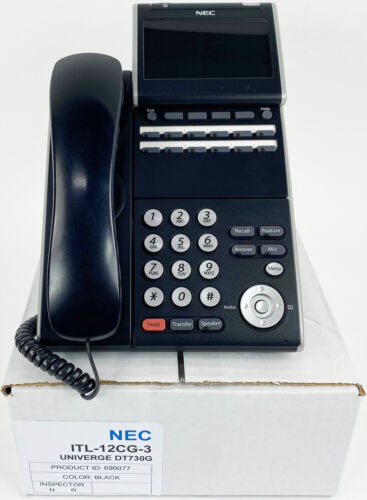 NEC Univerge ITL-12CG-3 Gigabit IP Phone (690077) – Bulk – New