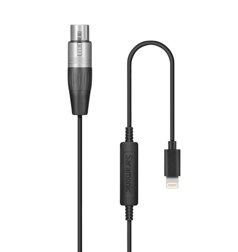 Saramonic LC-XLR Cable Interface with XLR-F to Apple Lightning LN