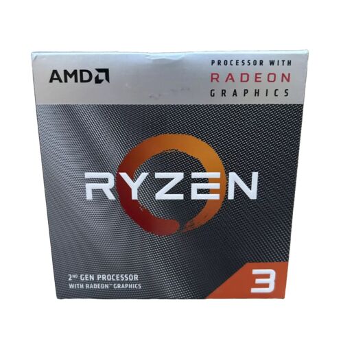 AMD Ryzen 3 3200G 4-Core Desktop CPU Processor with Radeon Graphics