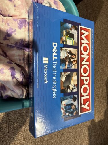 New Monopoly Dell Technologies Microsoft Board Game Factory SEALED