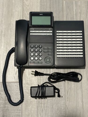 NEC DTK-12D-1 (BK) + DCK-60-1(BK) DT500 Series Digital Office Phone with cord