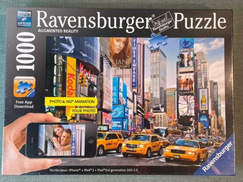 Ravensburger Augmented Reality 1000 PC Jigsaw Puzzle Taxi In Times Square NYC