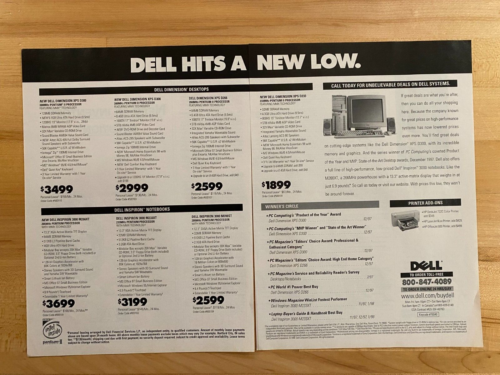 1998 Vintage Ad Dell