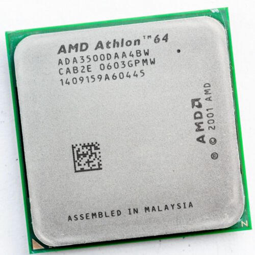 AMD Athlon 64 3500+ 2.2GHz ADA3500DAA4BW Socket 939 Processor E6 Venice 1MB 67W