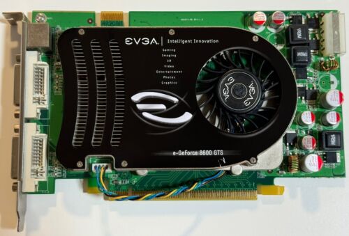 EVGA e-GeForce 8600 GTS 256MB DDR3 P/N: 256-P2-N762-TR PCI-E Graphics Card