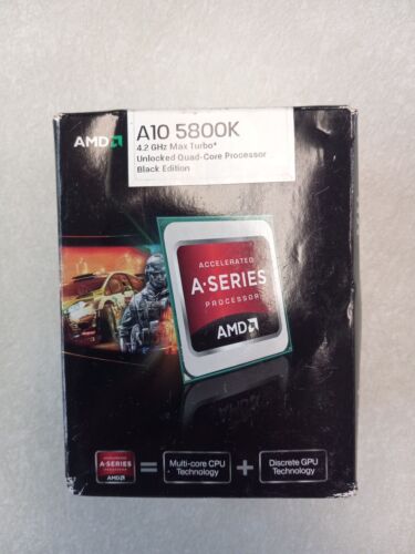 AMD A10-5800K – A-Series APU Trinity Quad-Core 3.8 GHz Socket FM2 100W New Rare