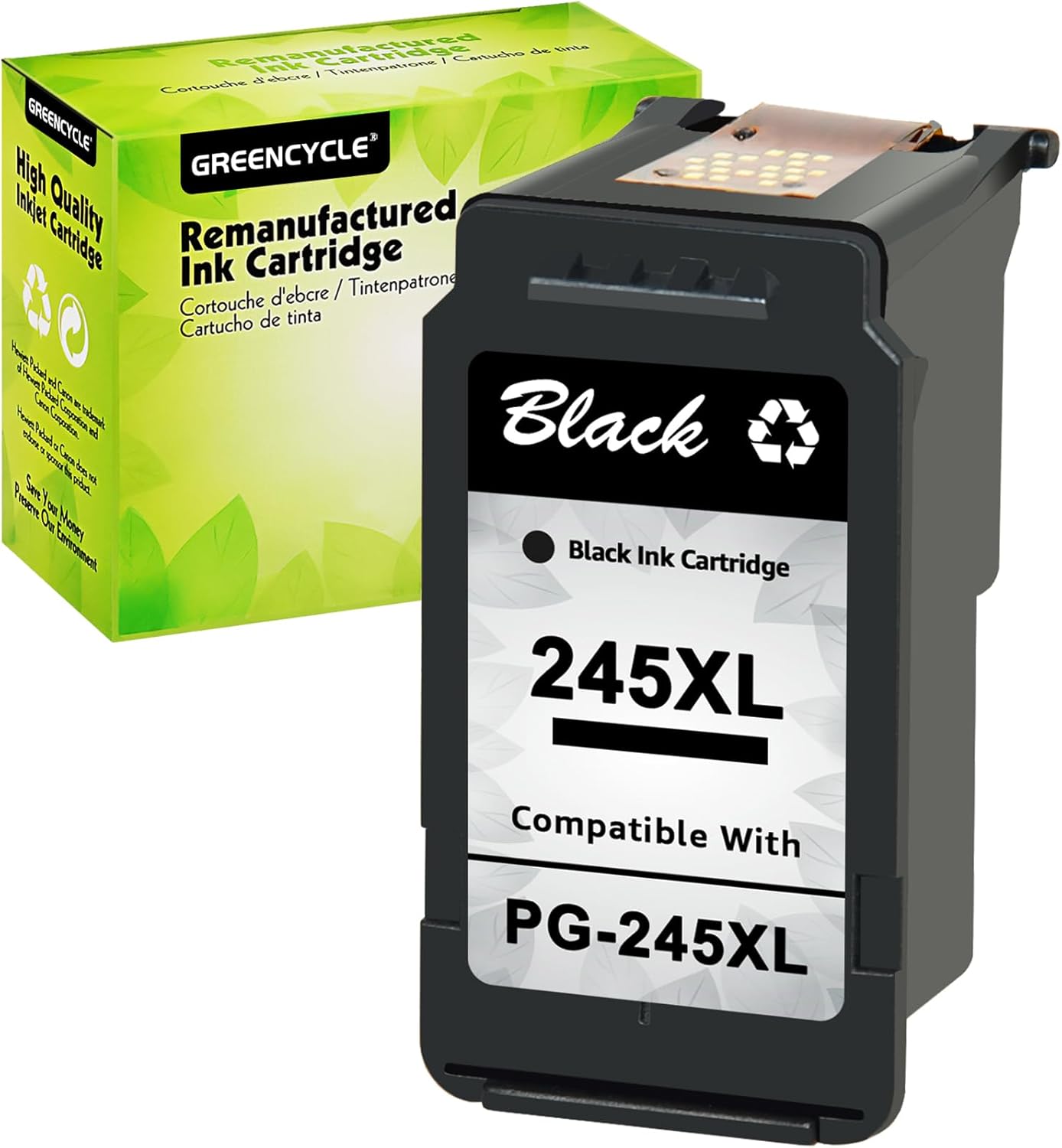 PG245XL Ink Cartridge Replacement for Canon PG-245XL 245XL 245 XL Pixma MX490 MX492 MG2522 MG3022 MG2520 MG2525 MG2550 MG2950 TS3100 MG3029 TS3122 TS3300 TS3322 TR4522 IP2820 TS202 Printer, Black