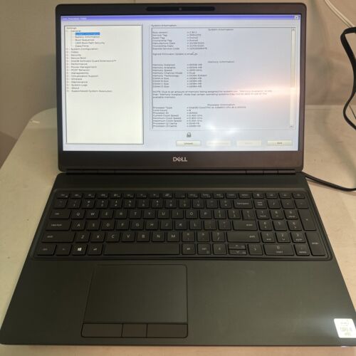 Dell Precision 7550 15 FHD+ RTX 4000 64GB RAM 1TB SSD i9-10885H